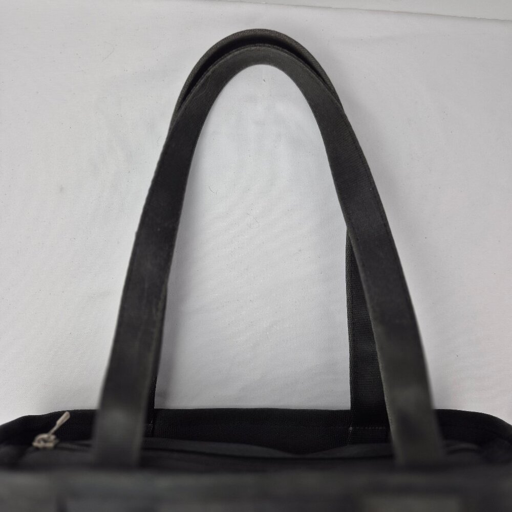 Vintage The Original Harveys Seatbelt Bag Black Tote Style - Picture 11 of 16